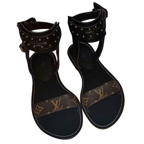 replica lv womens sandals